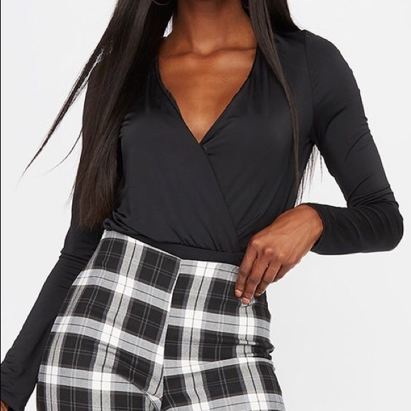 BNWT Faux-wrap shine bodysuit - Picture 2 of 5